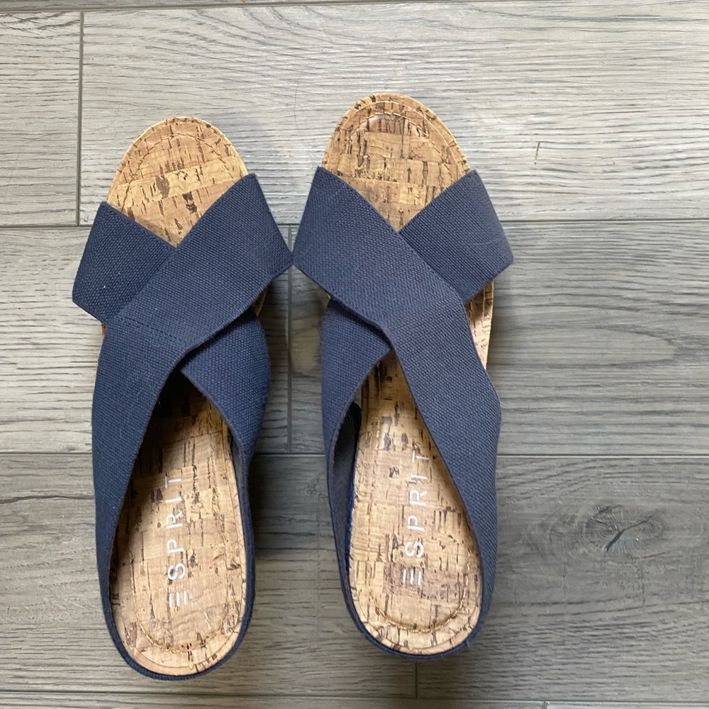 Esprit Navy Wedges